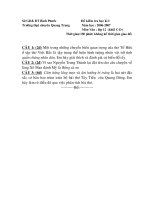 Đề kiểm tra HK II Văn 12