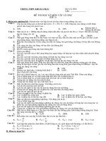 Đề KTHKI vật lí 10-NC-D6