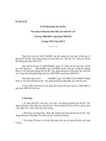 Kế hoạch triển khai trường học thân thiện học sinh tích cực trường THCS Maọh khê II