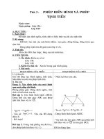 Tự chọn: Phép dời hình và phép đồng dạng