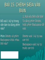 chinh sua van ban don gian