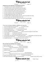 Fifteen-minute test for 12th grade (after U9)