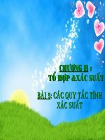 CAC QUY TAC TINH XAC SUAT