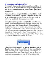 50 Mẹo vặt trong Window XP