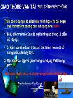 Bài 14. Giao thông