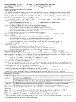 Kiểm tra sinh 9 tiết 21 đề 2