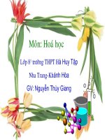 Bài 20: Tỷ khối chất khí