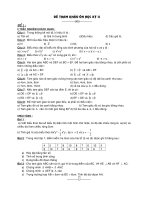 Ôn tập Toán 7 học kỳ II