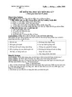 KT học kì I - Địa 7