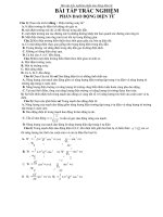 127 câu trắc nghiệm dao động điẹn từ