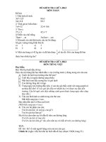 Đề kiểm tra GHKI NH2008-2009