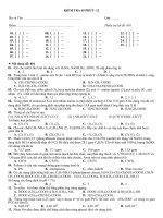 đề kiểm tra học kỳ 1