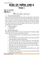 G/A Anh văn lớp 6 phần 2