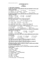 Unit3-English11 (answer key)