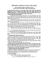 Bồi dưỡng thường xuyên chu kì III (toán)