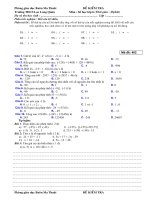 Kiểm tra toán 6 chương II