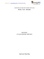 Giáo trình lý thuyết thể dục tay không Đại Học Thương Mại