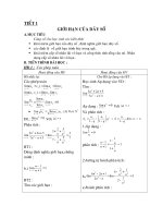 Giáo án Đại số 11 học kỳ II