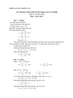 Đê thi HSG huyện