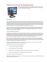 Lam the nao de tang do net man hinh LCD