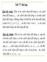 GT 12 Tiết 77 - Bài tập