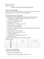 Giáo án Vật lý 10