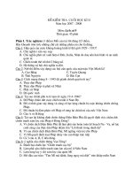 Kiem tra HK2 - Sử 9