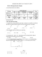 Kiểm tra lý 9 kì II