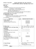 Tiết thứ 1-10 (TD 10)