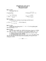 Đề KT giữa Kì II