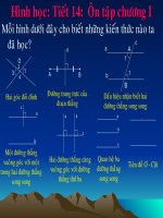 Hình 7 Tiết 14 Ôn tập chương I (t1)