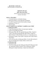 Đề cương ôn thi cao học_Giải tích