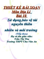 sử dụng bảo vệ TN-MT