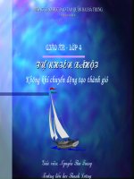 không khí chuyển động tạo thành gió