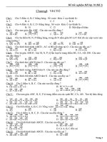 Đề trắc nghiệm học kì I (Lớp 10)