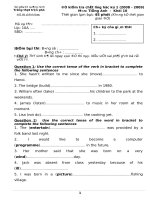 Đề(+đáp án)Tiếng Anh HKỳ1 Khối 10 (08-09)-Trần Phú