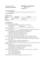 Đề kiểm tra hết học kì I ( hot)