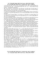 Ôn tập bài 1-4, Hình học 10CB (dùng kiểm tra trắc nghiệm)