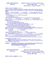 Đề KT khảo sát chất lượng đầu năm NV 6