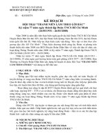 kế hoạch tỏ chức Hội trại