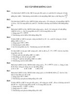 BT hình học không gian