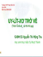 Uy_lit_xo trở về