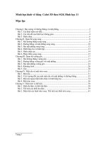 Danh sách các hình vẽ hình học 11