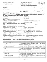 đề thi học kỳ 1 (đề 20)