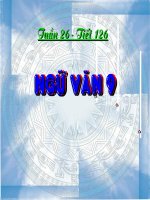 Tiết 126: Mây và sóng