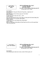 Đề thi & đáp án tuyển sinh 10 Đại trà Môn Sử 2