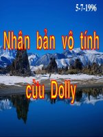 Nhân Bản Vô Tính Cừu Doly