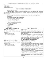 Tiết 94: Các thao tác nghị luận