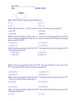 Kiểm tra Vật lý 12