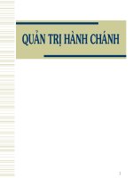 Quản trị hành chánh văn phòng